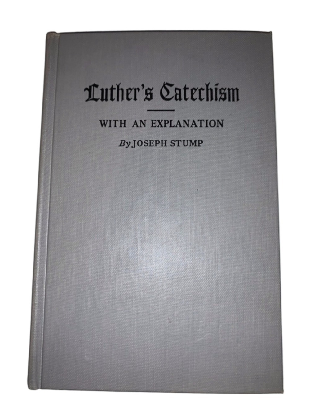 Unbranded Gray Luther's Catechism book
